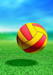 multicolored ball