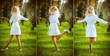 Young woman walking