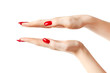 Photo: Hands showing size Hands showing size