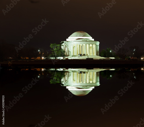 Photo: Jefferson Memorial at night Jefferson Memorial at night