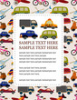 cartoon transport card cartoon transport card