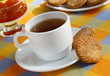 Cup of tea and cookies.