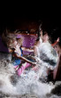 Photo: Asian man is suck in washing machine Asian man is suck in washing machine