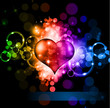 Abstract Colorful Background For Valentine's day Flyer