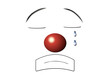 clown pleure