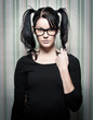 nerd girl