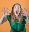 Woman Trying To Scare Others