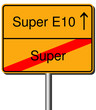 Super E10 statt Super