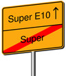 Super E10 statt Super