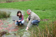Teenagers in environmental professional training.