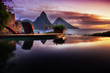 Infinity Pool with "Gros & Petit Piton" at Saint Lucia