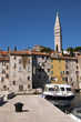 Croatia -  Rovinj - Belfry ship and houses