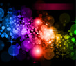 Futuristic Rainbow Lights Background for Poster of Flyers