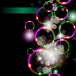 Futuristic Rainbow Lights Background for Poster of Flyers