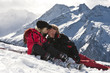 Kuss im Schnee