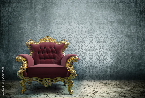 Illustration : grunge interior grunge interior