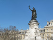 Statue de Marianne, Place de la République, Paris, France. Statue de Marianne, Place de la République, Paris, France.