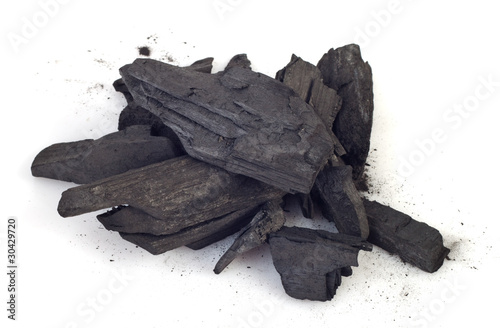 Photo: wood coal wood coal