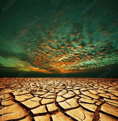 Photo: Drought land Drought land