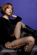 Photo: beautiful woman on a fashion style beautiful woman on a fashion style