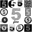 FIVE. Vector great collection. FIVE. Vector great collection.