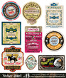 Image : Vintage Labels Collection -Set 15