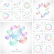 Abstract background with colorful boxes Abstract background with colorful boxes