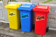 Colorful Bins For The Collection Of Recycle Materials Colorful Bins For The Collection Of Recycle Materials