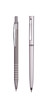 Two silver pens isolated on white Two silver pens isolated on white