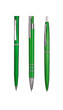 Three green pens isolated on white Three green pens isolated on white