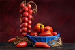 Composition of varied tomatoes