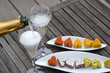 Champagne et amuse gueule apéritif