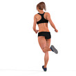 3D rendering with clipping path and shadow over white 3D rendering with clipping path and shadow over white