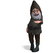 cute and funny cartoon garden gnome.3D rendering with clipping cute and funny cartoon garden gnome.3D rendering with clipping