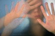 under glass