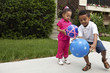 Foto: Young kids playing outside Young kids playing outside
