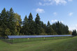 Solar panel installation along a highway in Oregon
