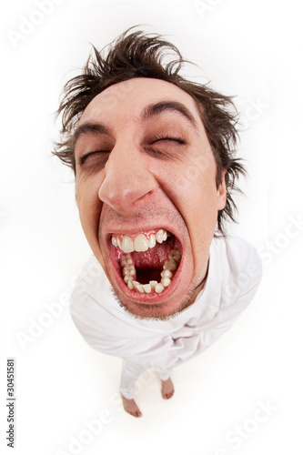 Photo: Aggressive man Aggressive man