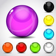 Vector color pack glossy ball vector illustration. Vector color pack glossy ball vector illustration.