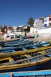 Fishing boats on the Beach in Ahrud near Agadir, Morocco Fishing boats on the Beach in Ahrud near Agadir, Morocco