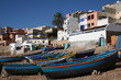 Fishing boats on the Beach in Ahrud near Agadir, Morocco Fishing boats on the Beach in Ahrud near Agadir, Morocco