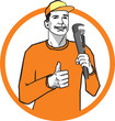 The excellent worker, logo