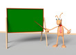 Lehrer mit Tafel