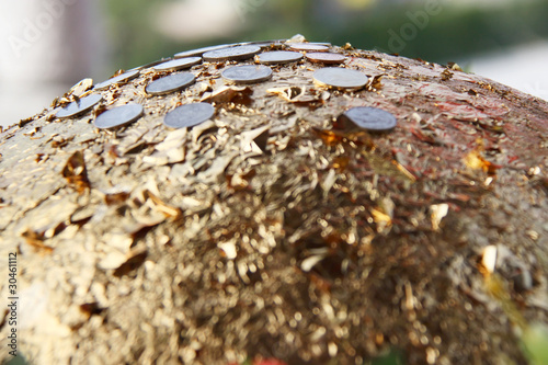 Photo: Donate Coin,Temple in Thailand Donate Coin,Temple in Thailand