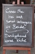 Schiefertafel mit Text Schiefertafel mit Text