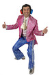 Expressive man in stage costume.