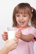 Girl with milk