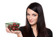 Produce - fruit woman with cherries