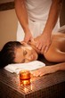 Woman enjoying massage