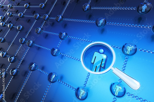 Illustration: Search for a person in a social network Search for a person in a social network